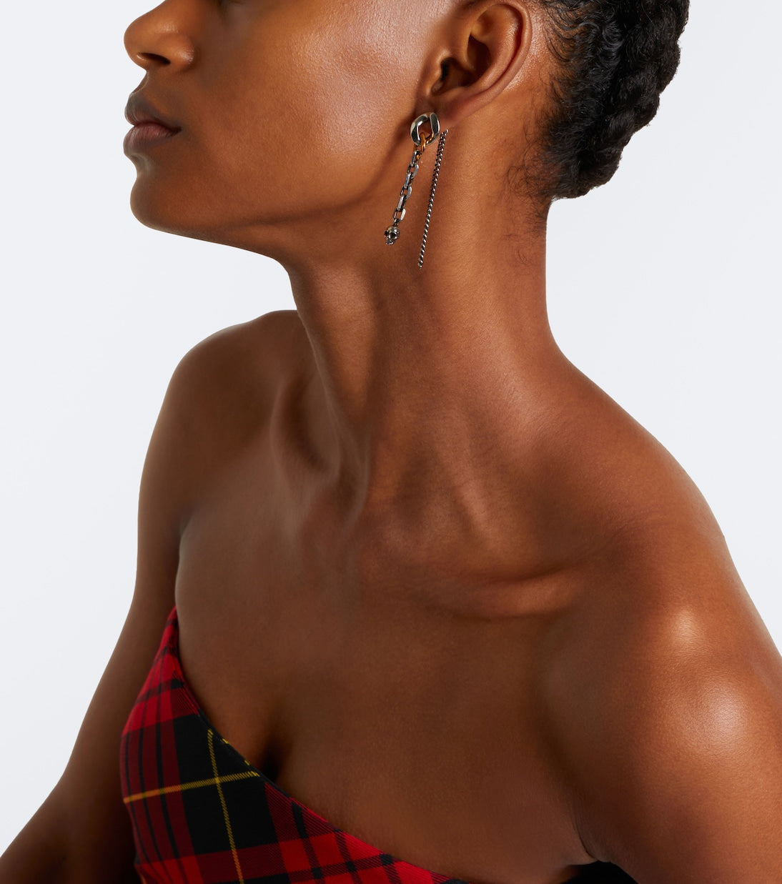 McQueen - Dual Chain earrings
