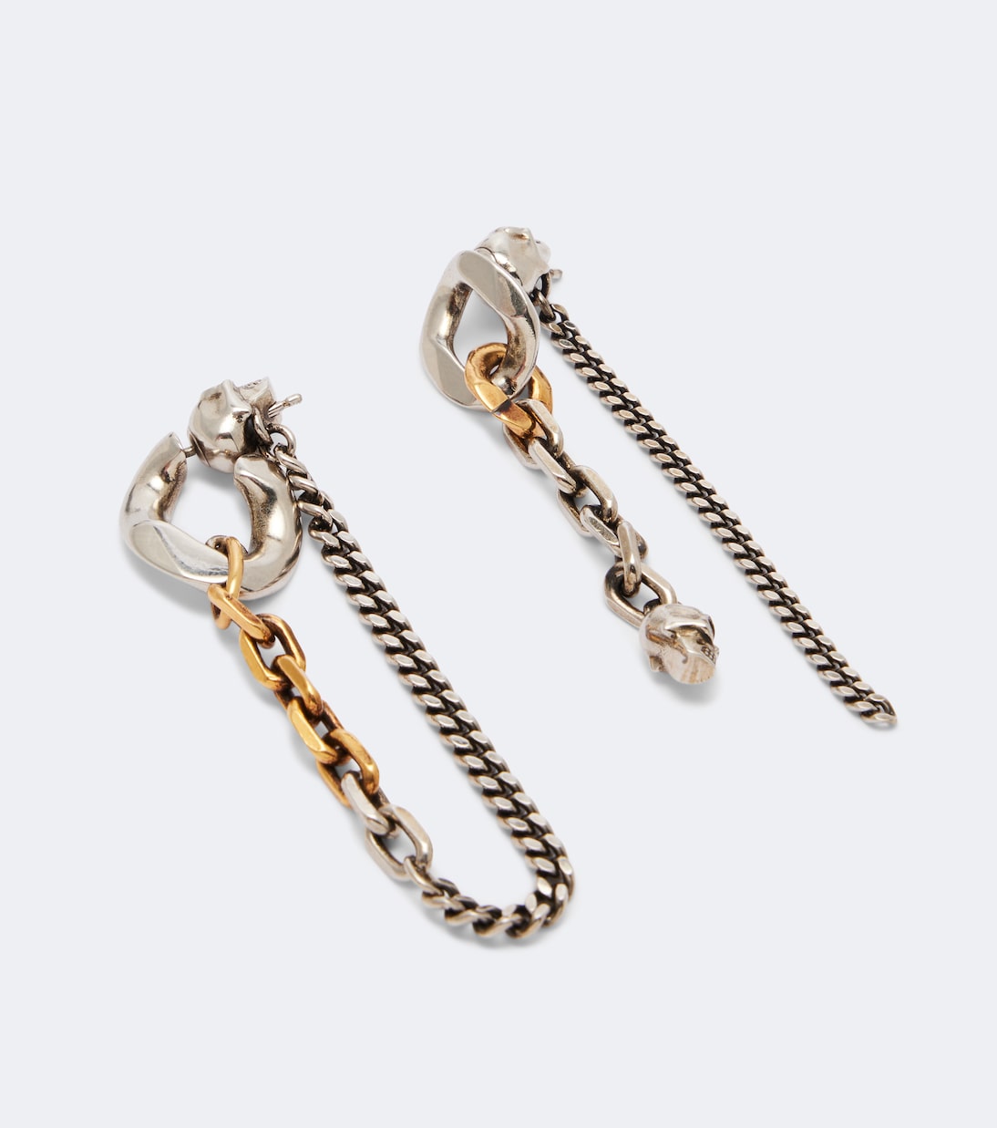 McQueen - Dual Chain earrings