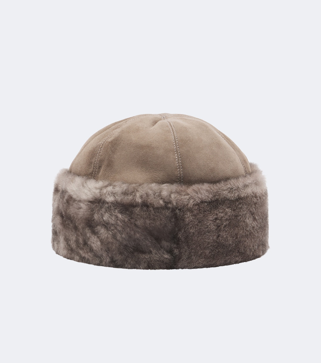 Nour Hammour - Toki suede and shearling hat