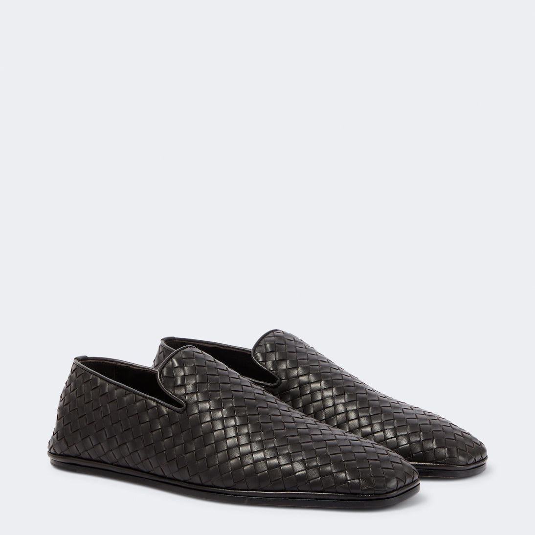 Bottega Veneta - Palazzo Intrecciato leather slip-on shoes