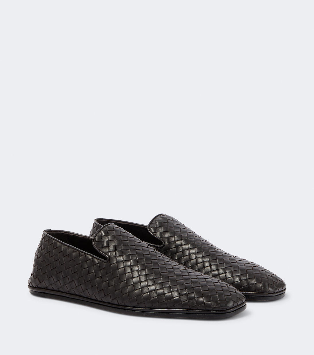 Bottega Veneta - Palazzo Intrecciato leather slip-on shoes