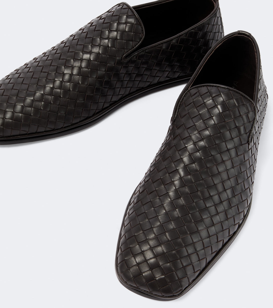 Bottega Veneta - Palazzo Intrecciato leather slip-on shoes