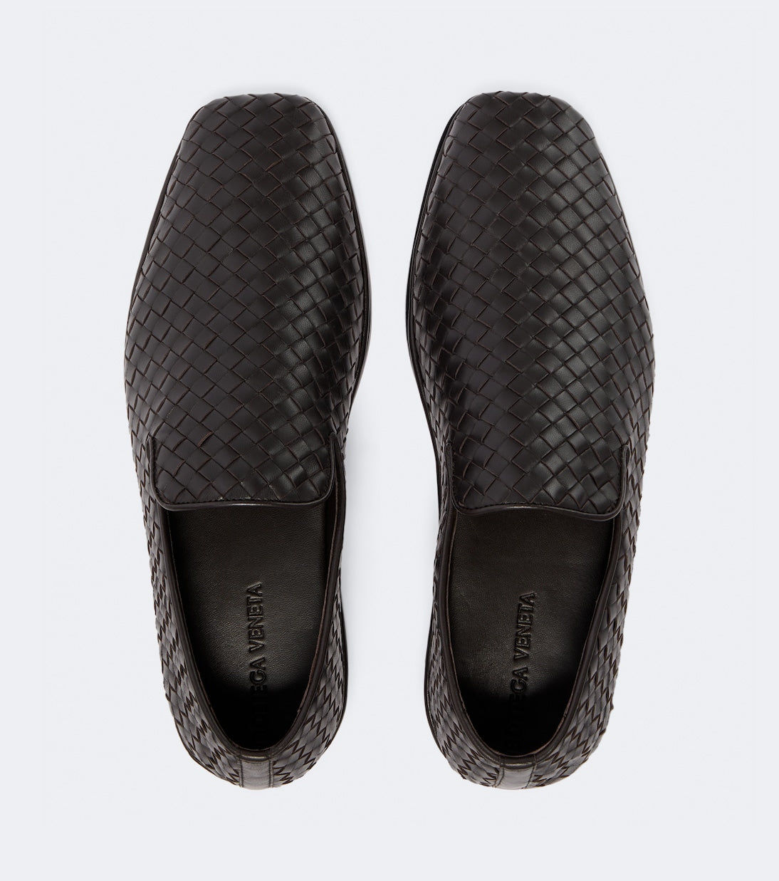 Bottega Veneta - Palazzo Intrecciato leather slip-on shoes