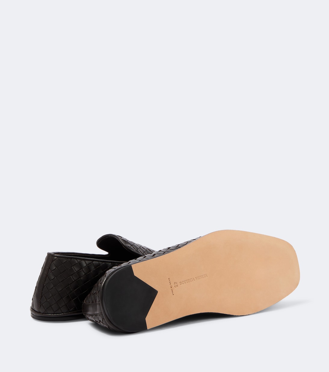Bottega Veneta - Palazzo Intrecciato leather slip-on shoes
