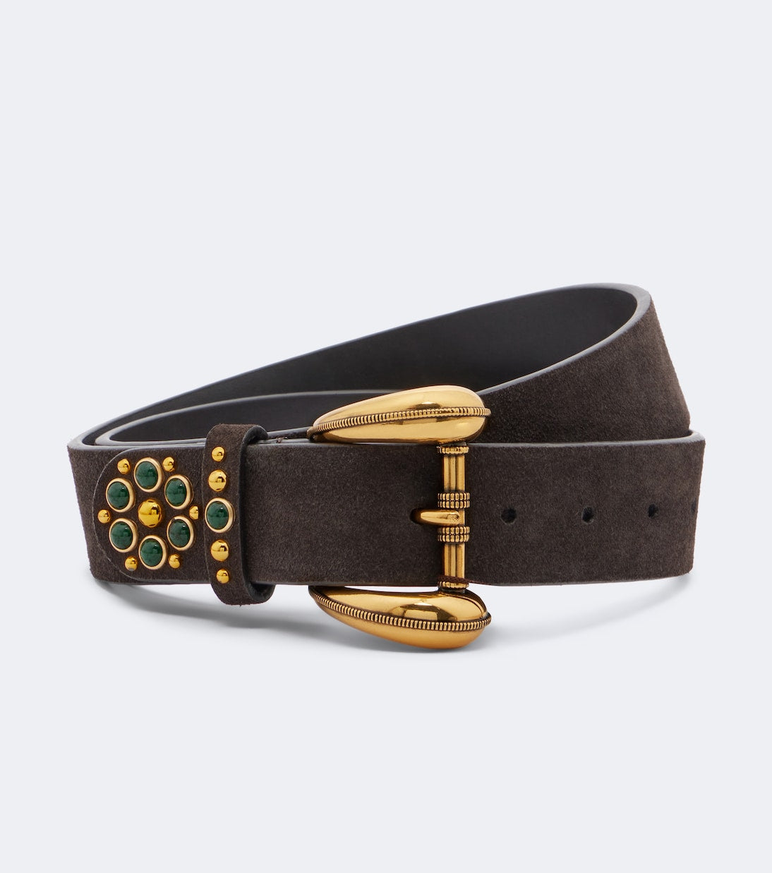 Etro - Embellished suede belt