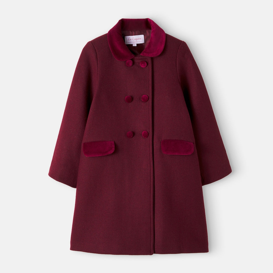 La Coqueta - Arrieta double-breasted wool-blend coat