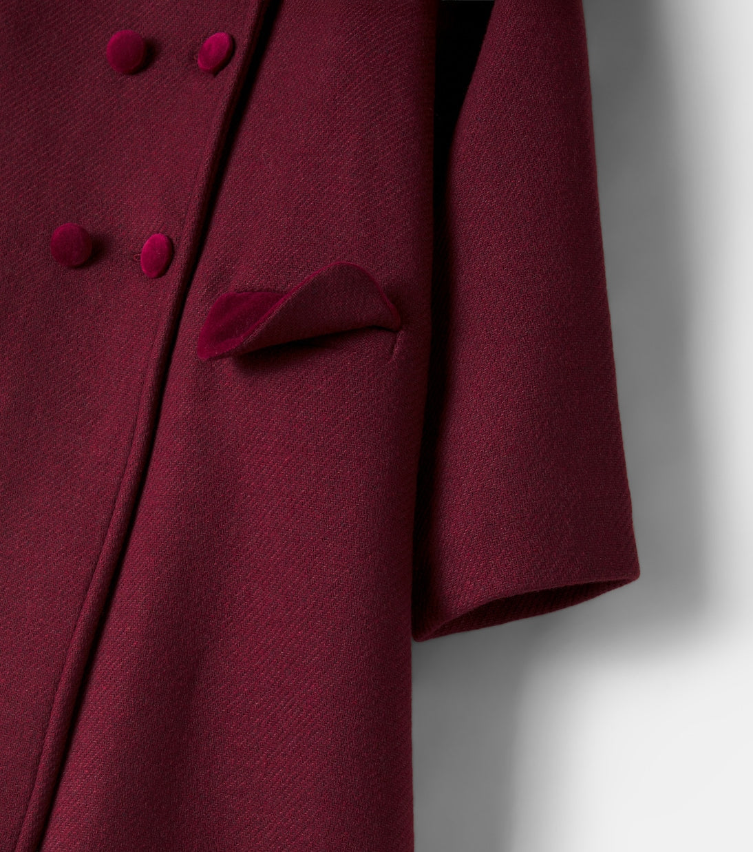 La Coqueta - Arrieta double-breasted wool-blend coat