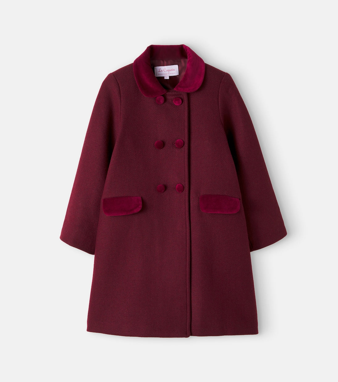 La Coqueta - Arrieta double-breasted wool-blend coat