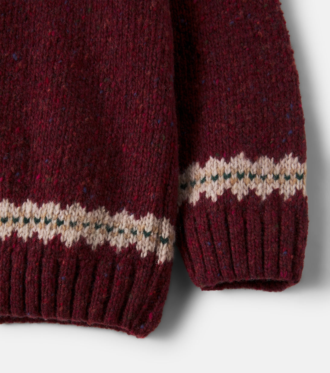La Coqueta - Fair Isle wool-blend sweater