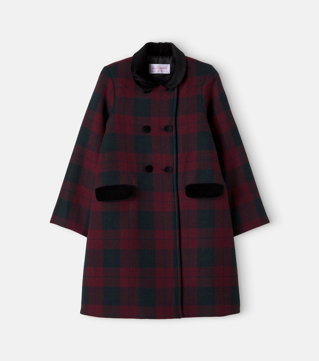 La Coqueta - Arrieta checked coat
