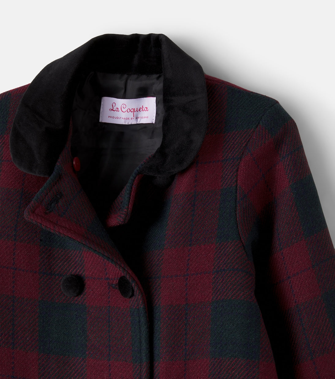 La Coqueta - Arrieta checked coat