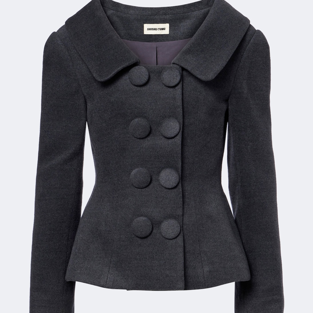 Shushu/Tong - Double-breasted wool and silk-blend blazer