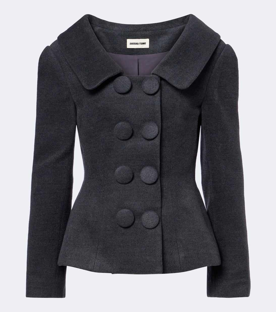 Shushu/Tong - Double-breasted wool and silk-blend blazer