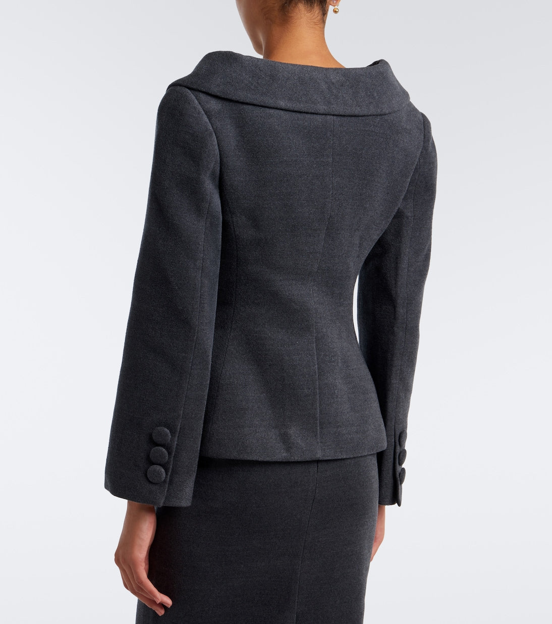 Shushu/Tong - Double-breasted wool and silk-blend blazer