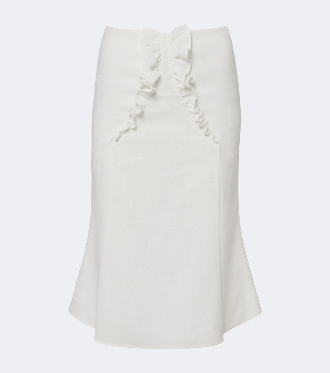 Shushu/Tong - Bow-detail ruffled midi skirt