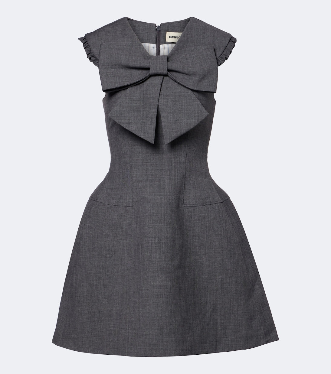 Shushu/Tong - Bow-detail ruffled minidress