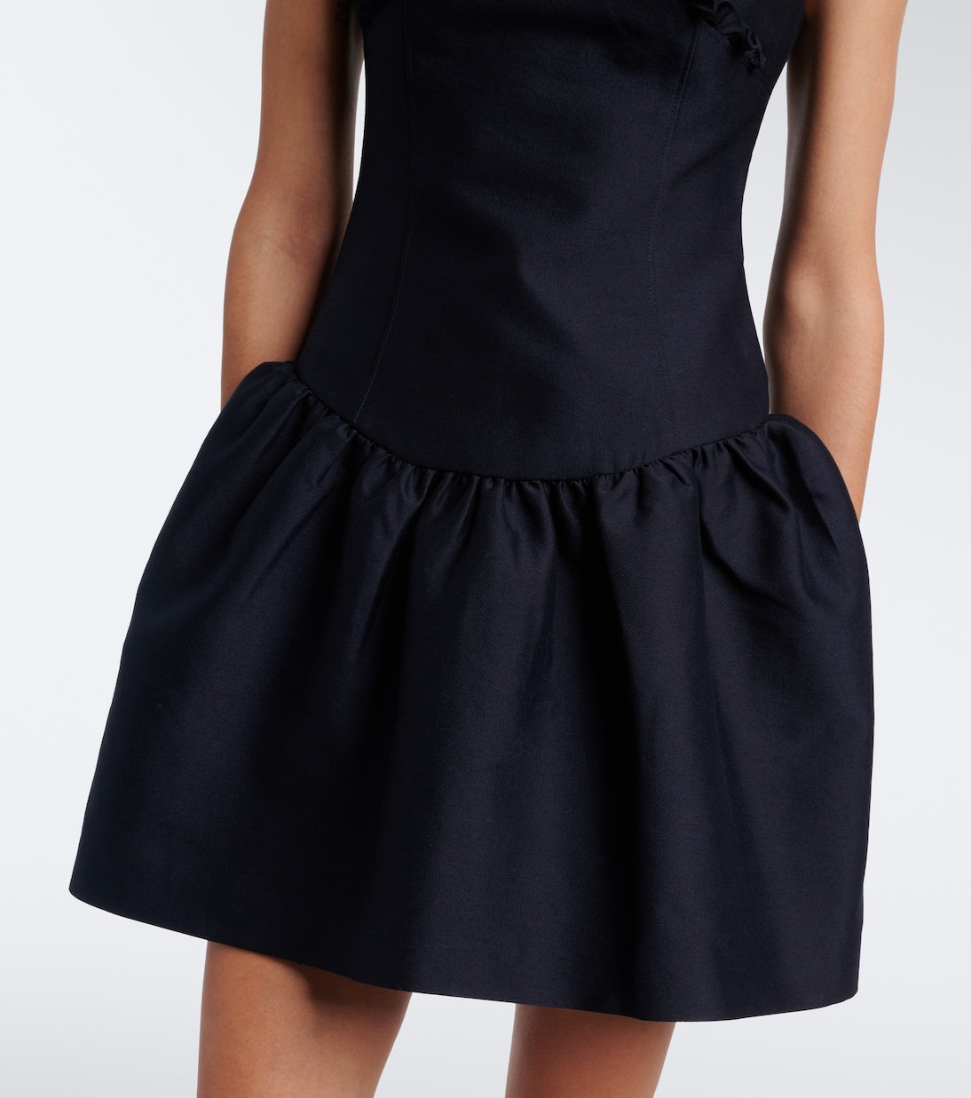 Shushu/Tong - Bow-detail ruffled minidress