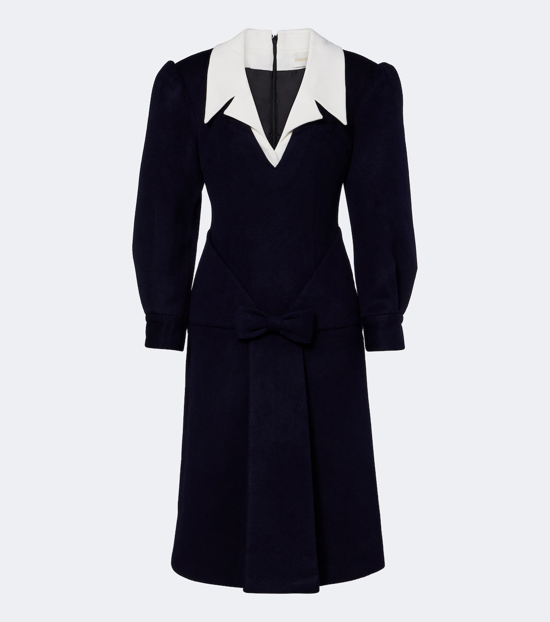 Shushu/Tong - Bow-detail wool midi dress