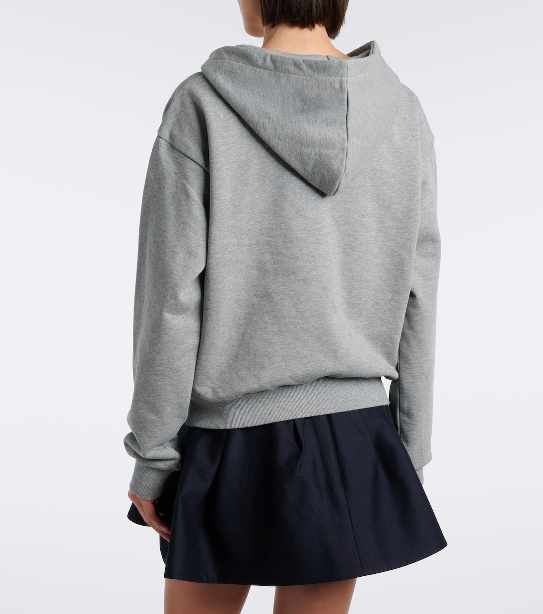 Shushu/Tong - Bow-detail cotton hoodie