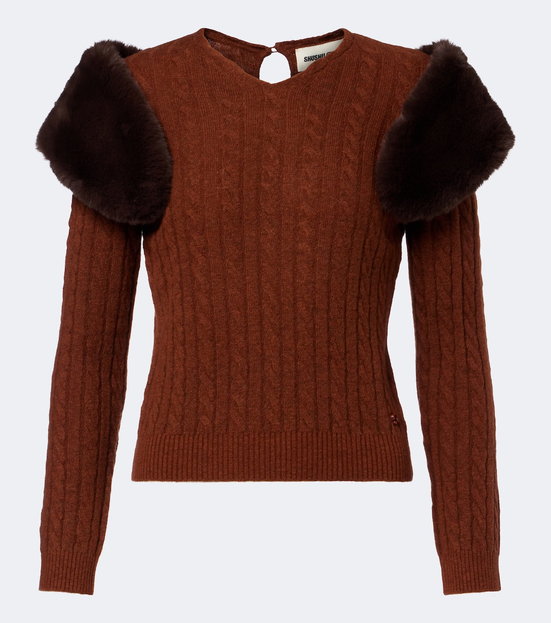 Shushu/Tong - Cable-knit wool-blend sweater