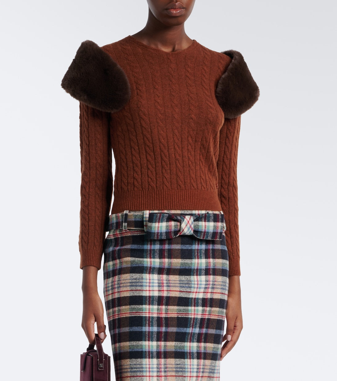 Shushu/Tong - Cable-knit wool-blend sweater