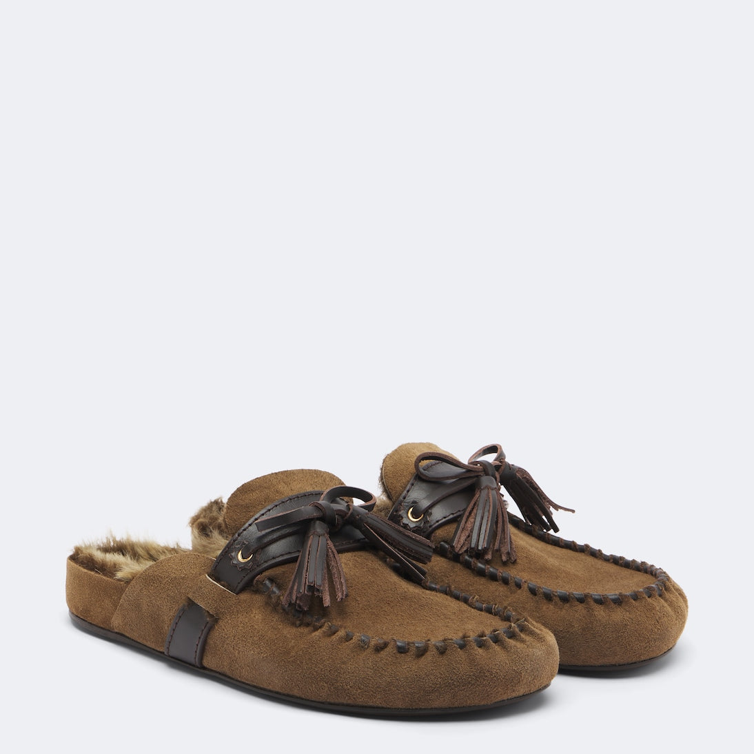 Isabel Marant - Malvin shearling-lined suede mules