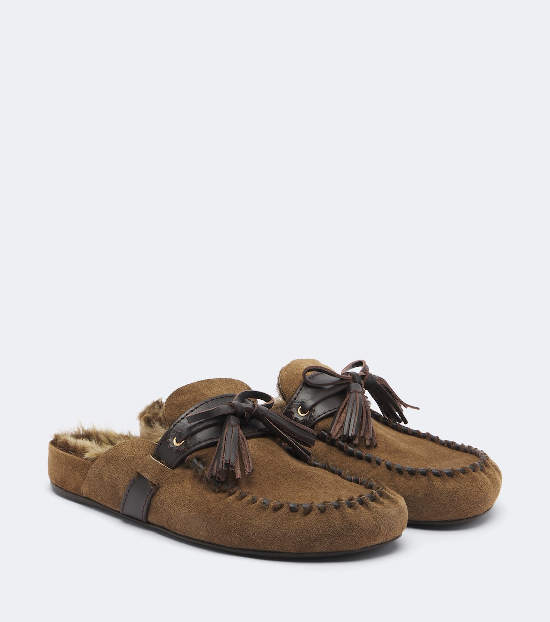 Isabel Marant - Malvin shearling-lined suede mules