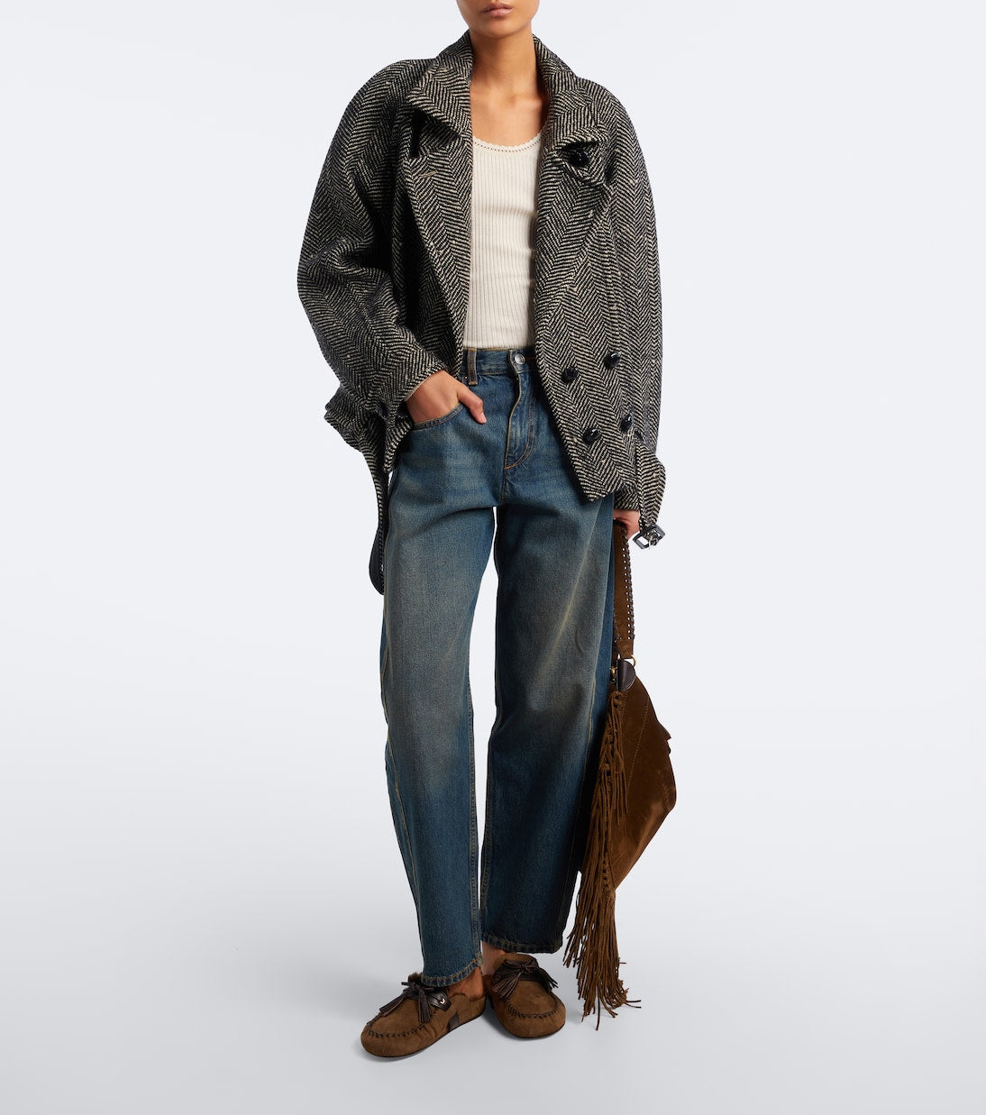 Isabel Marant - Malvin shearling-lined suede mules