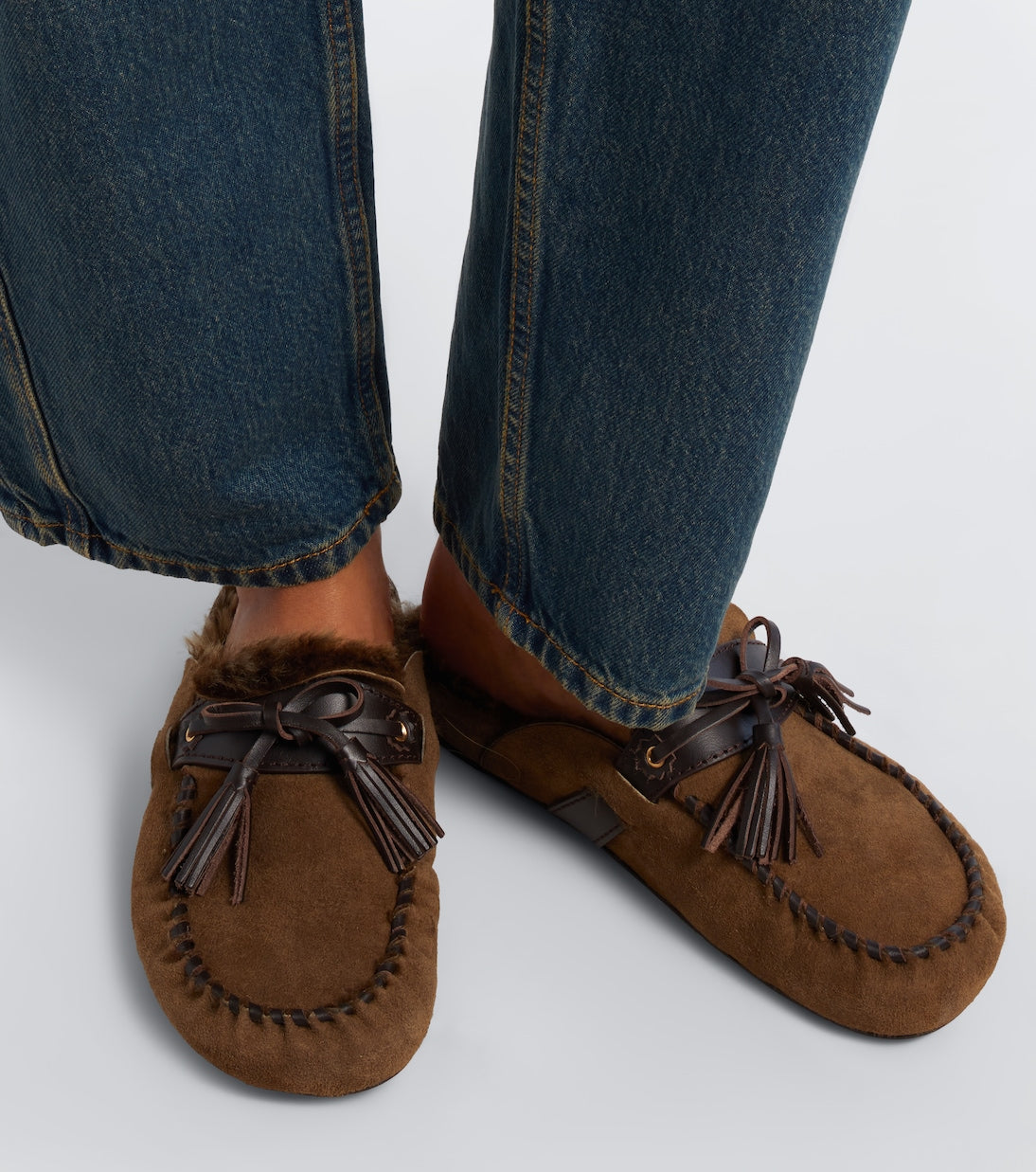 Isabel Marant - Malvin shearling-lined suede mules