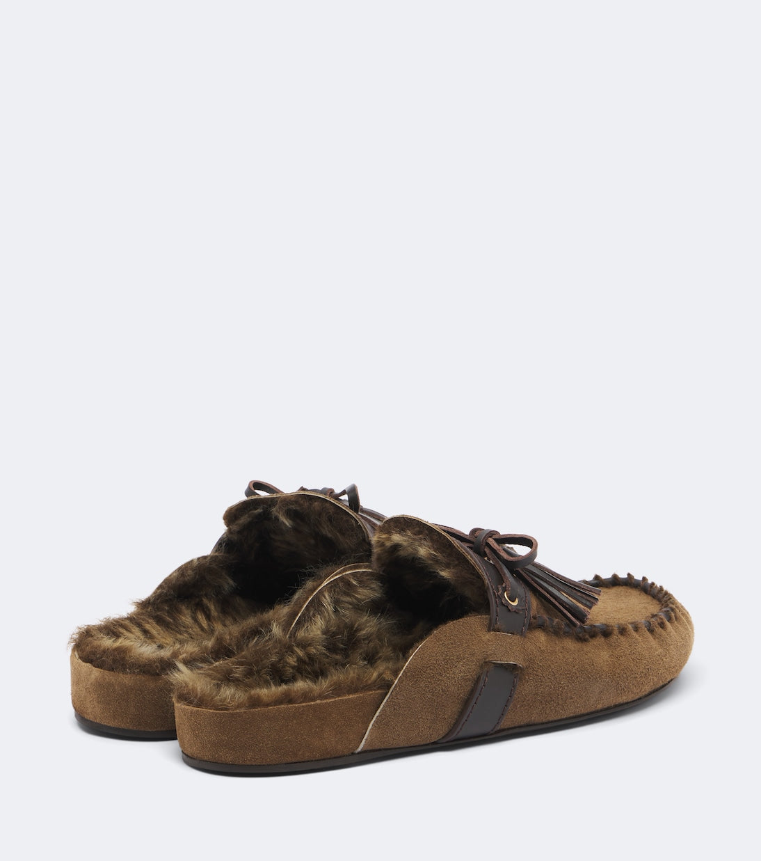 Isabel Marant - Malvin shearling-lined suede mules