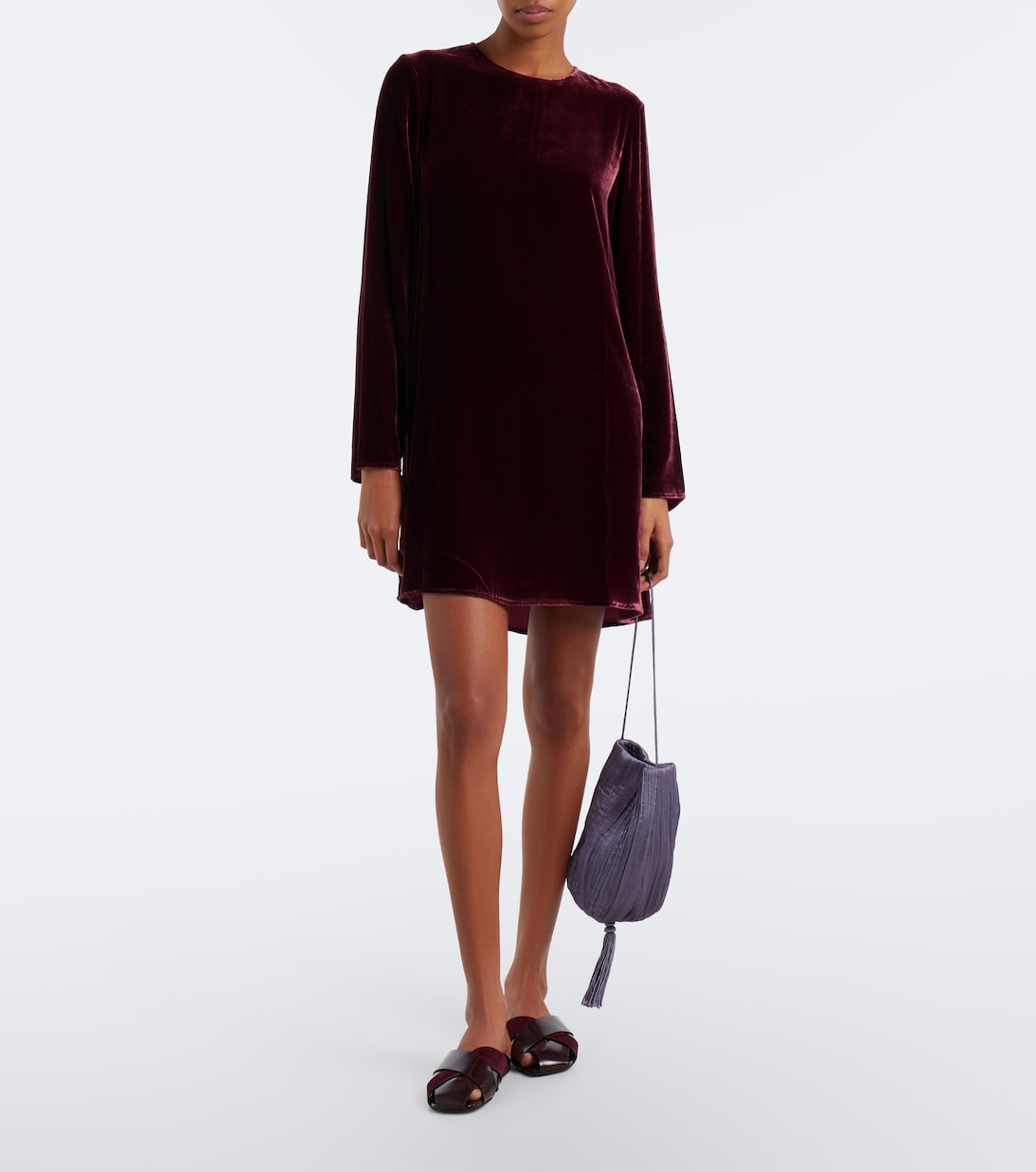 Asceno - Larissa velvet minidress