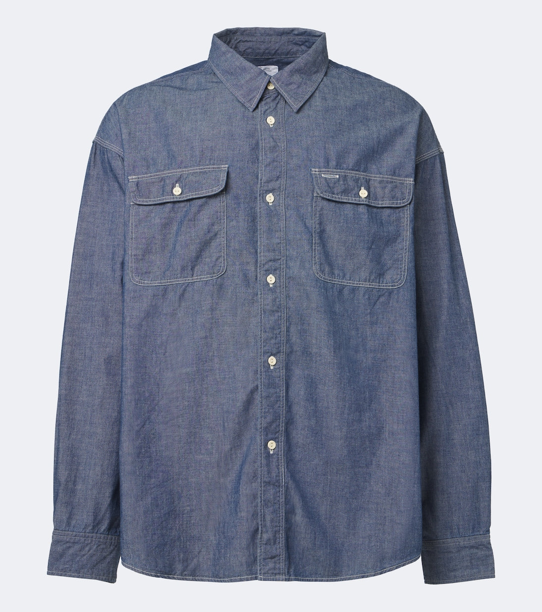 Visvim - Langer cotton and silk chambray shirt