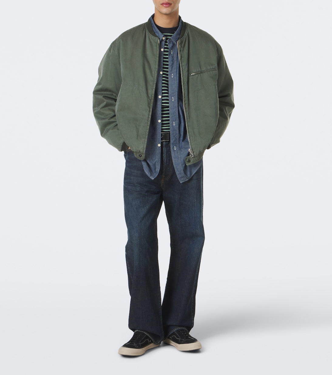 Visvim - Langer cotton and silk chambray shirt