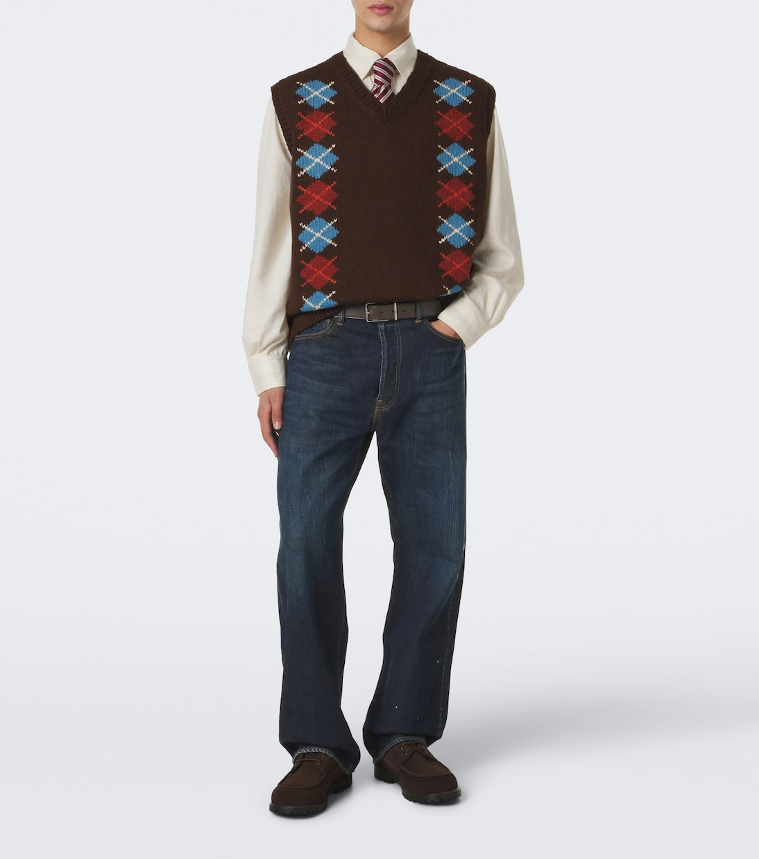 Visvim - Diamante wool and cashmere sweater vest