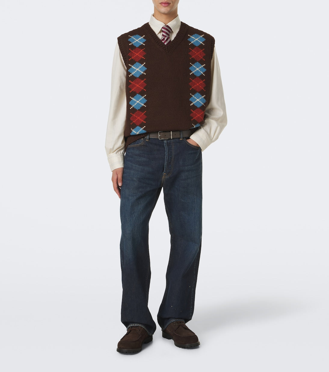 Visvim - Social Sculpture 01 faded wide-leg jeans