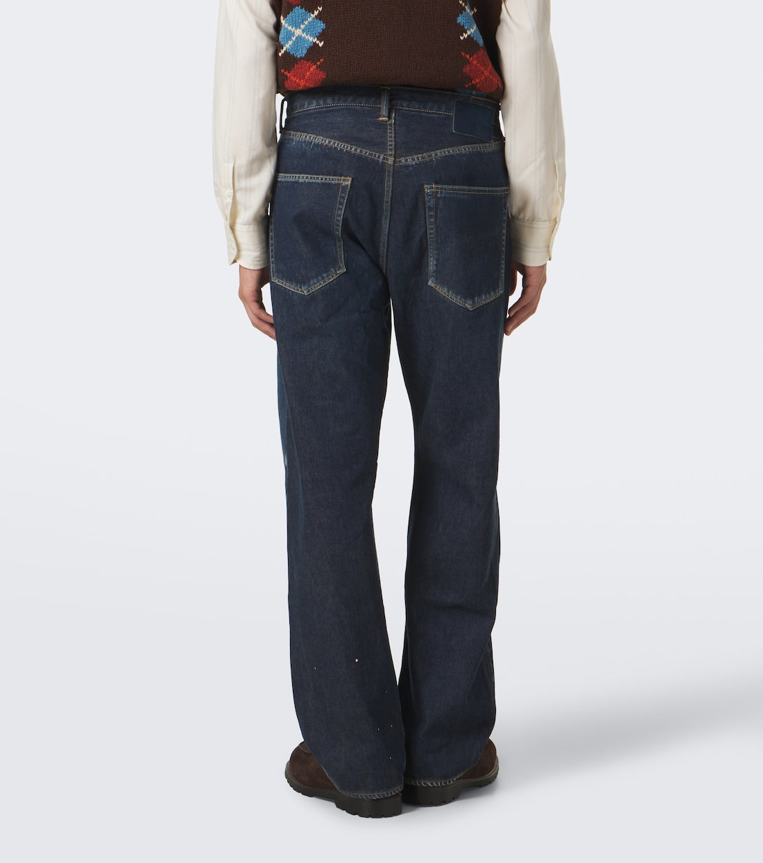 Visvim - Social Sculpture 01 faded wide-leg jeans