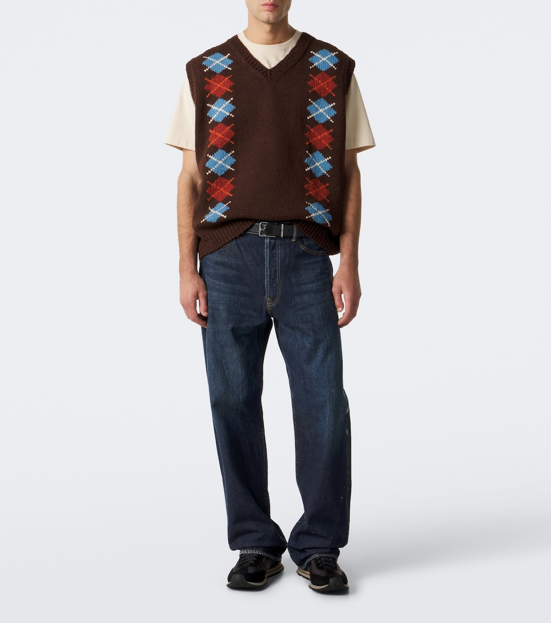 Visvim - FKT Runner suede-trimmed sneakers
