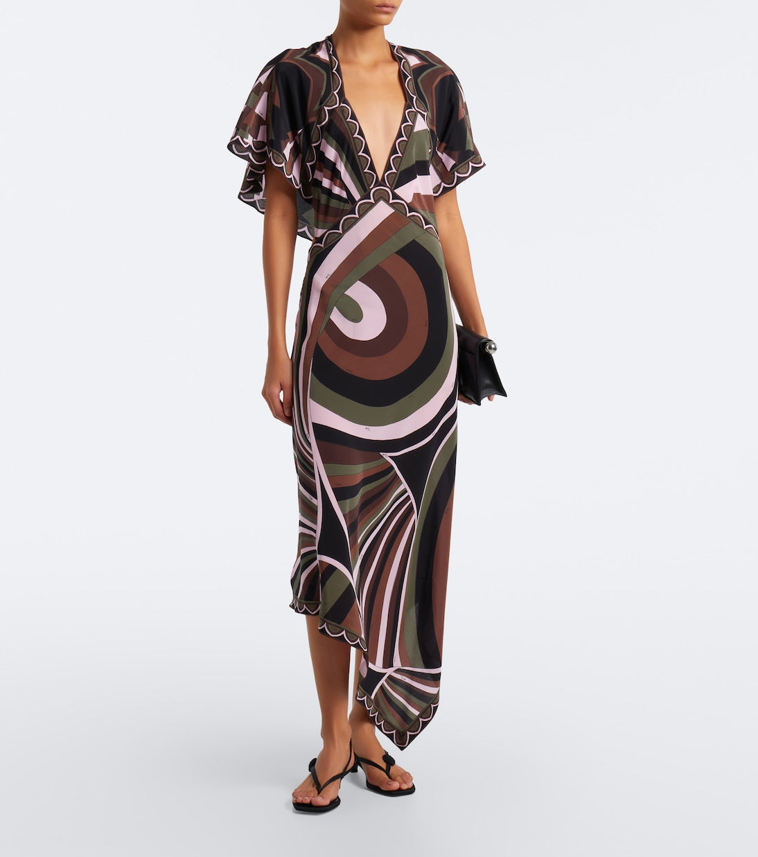 Pucci - Iride Baiadera silk midi dress