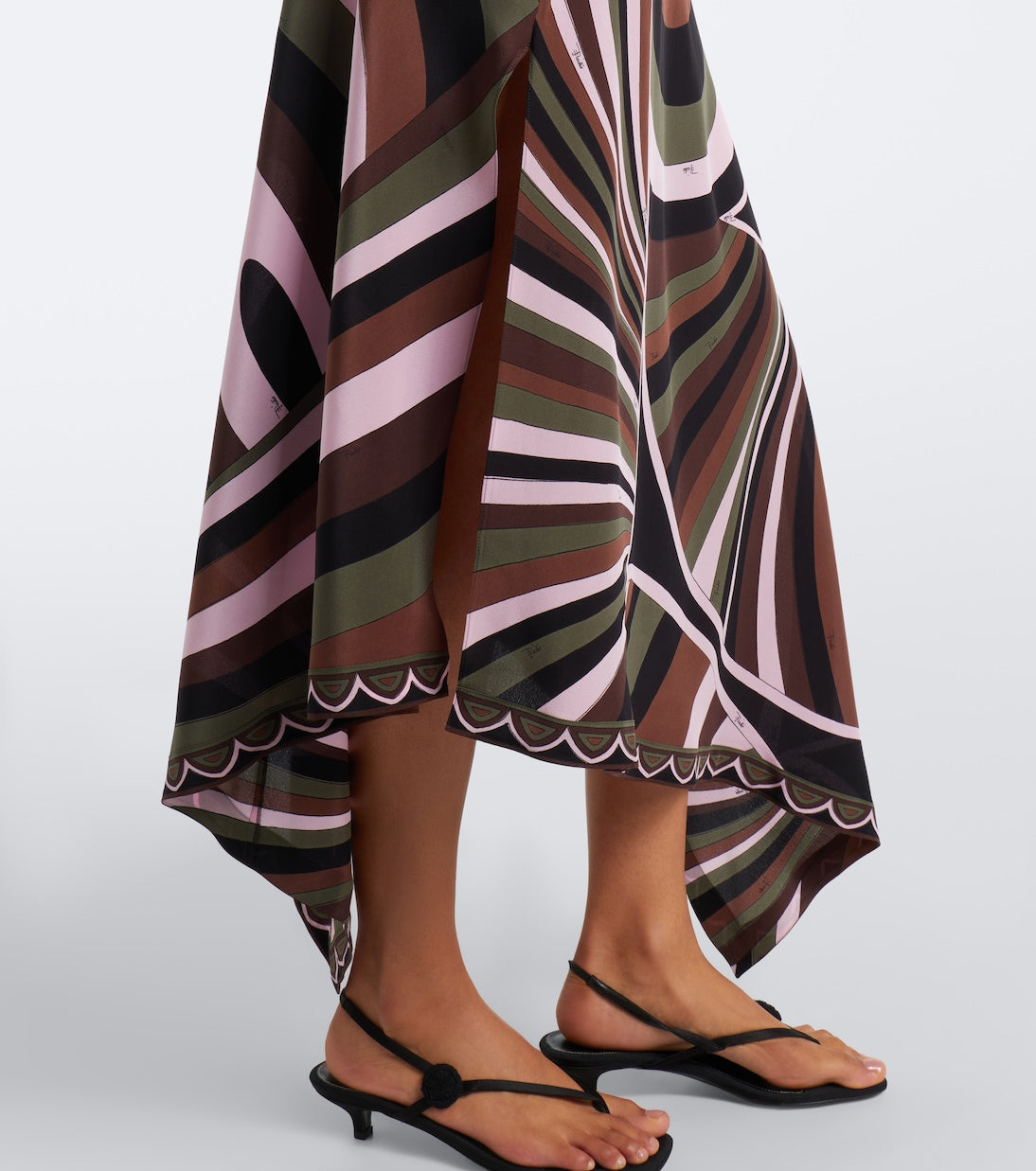 Pucci - Iride Baiadera silk midi dress