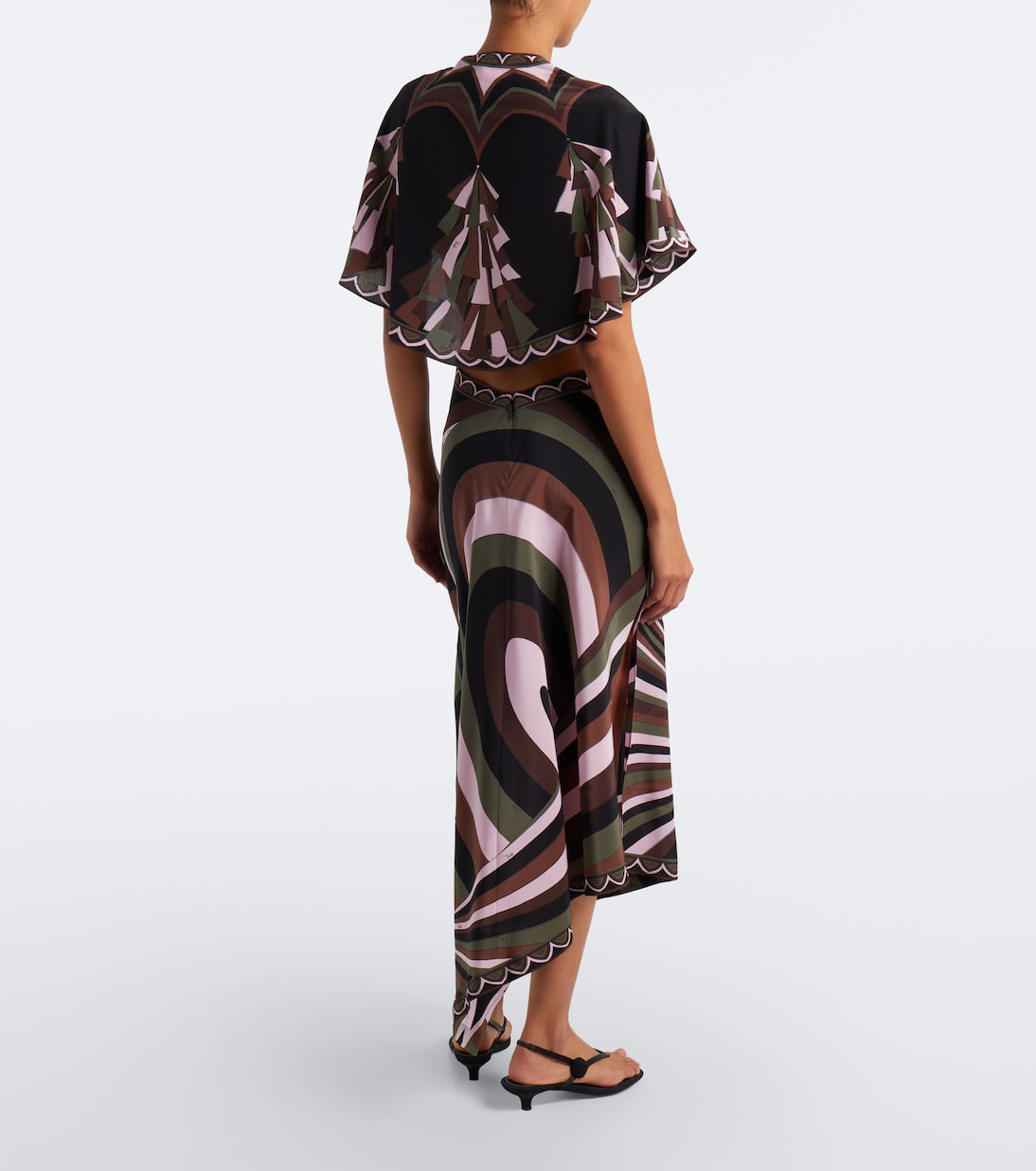 Pucci - Iride Baiadera silk midi dress
