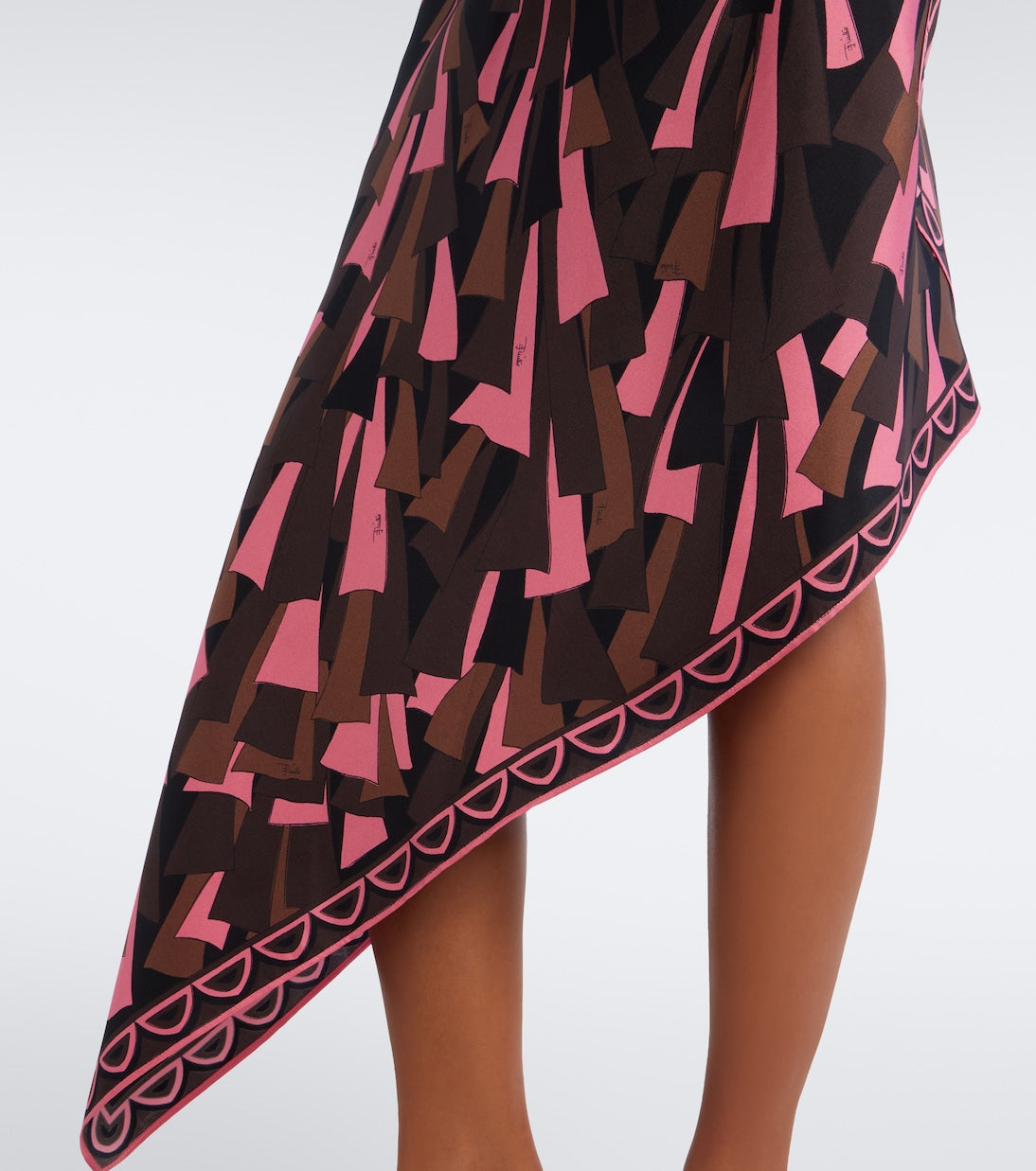 Pucci - Baiadera halterneck silk twill midi dress