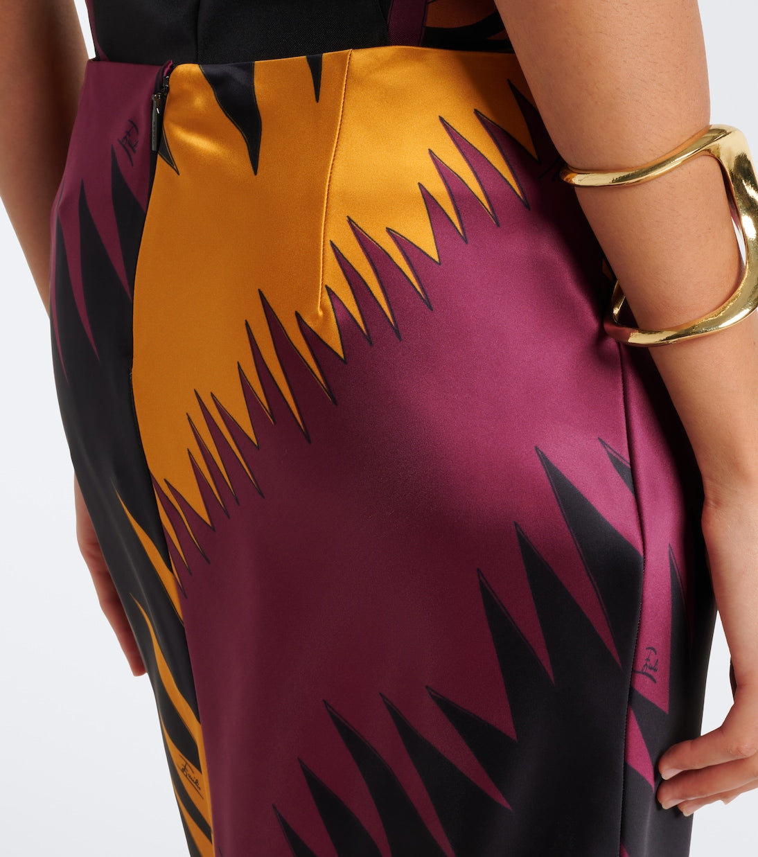 Pucci - Drago satin maxi skirt