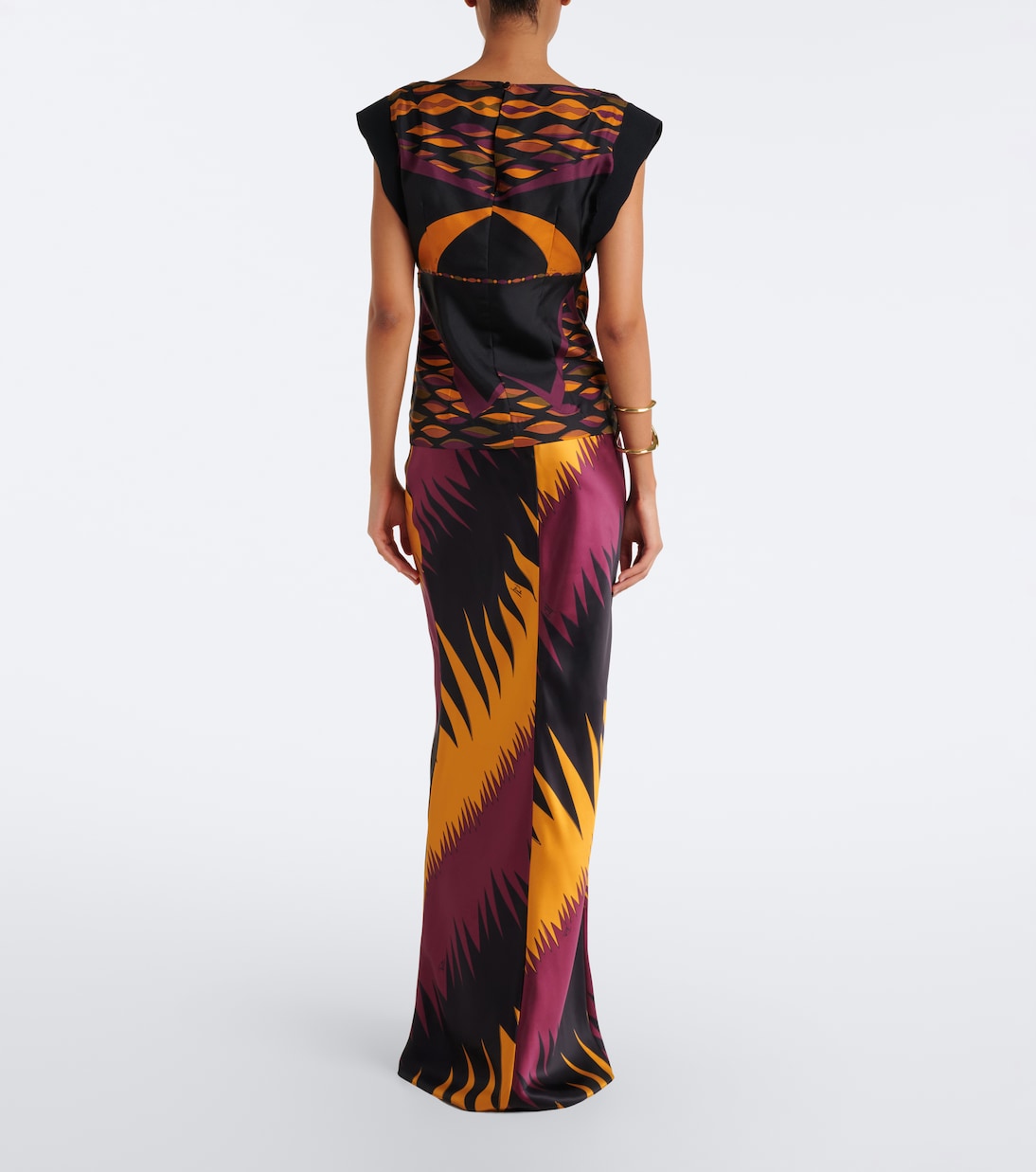 Pucci - Drago satin maxi skirt