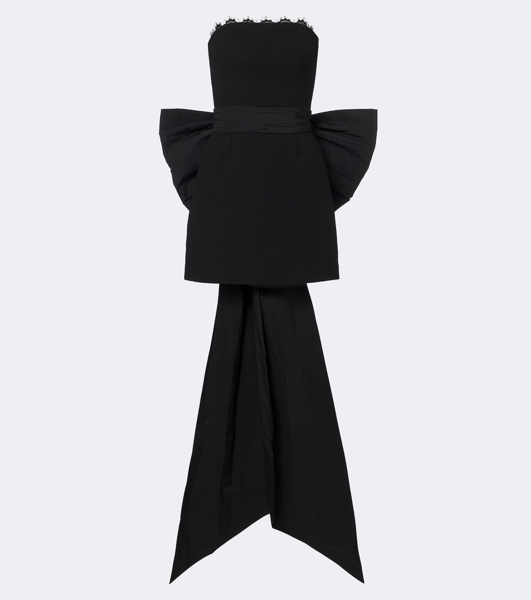 Rebecca Vallance - Aurelia bow-detail bustier dress