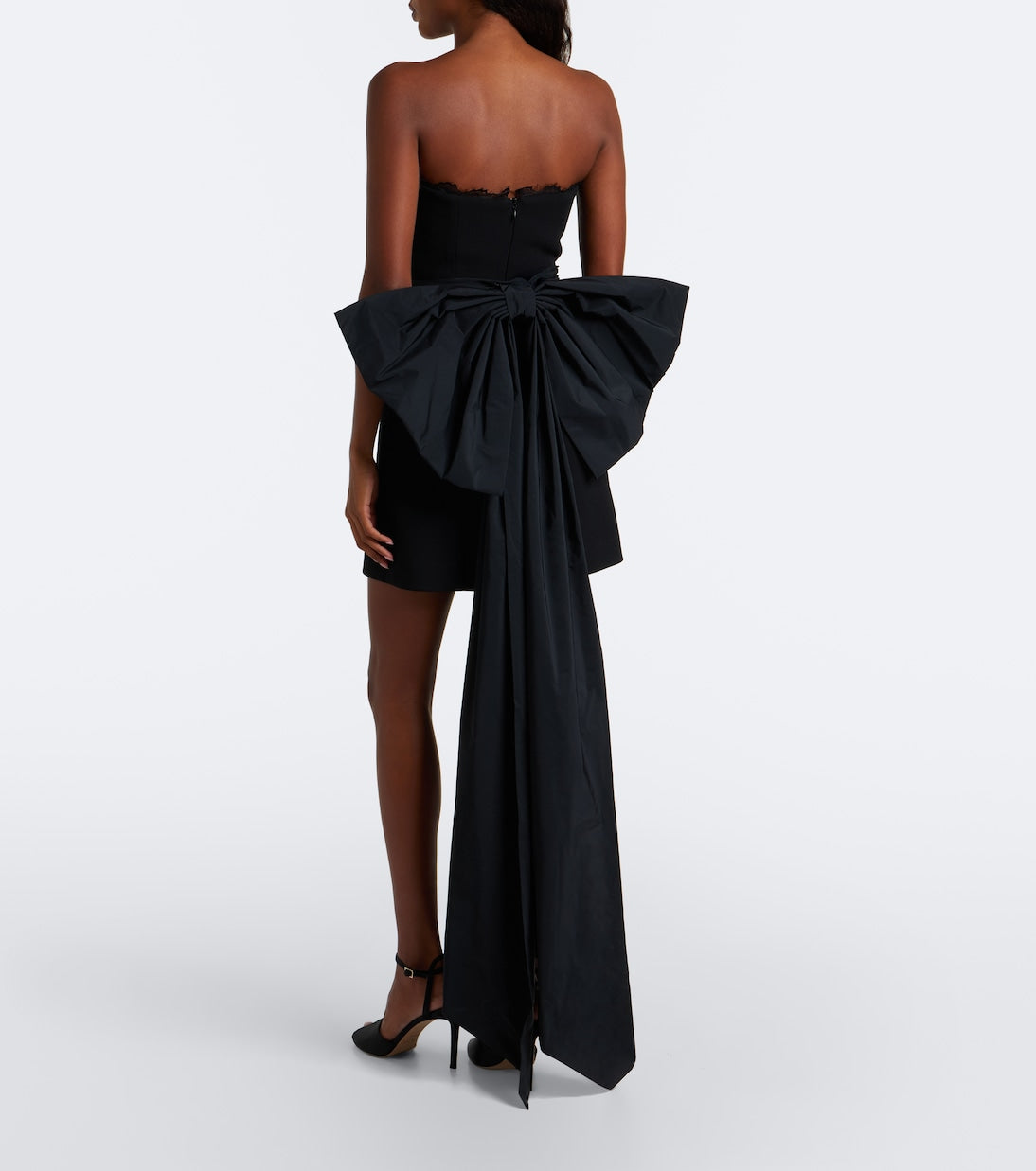 Rebecca Vallance - Aurelia bow-detail bustier dress