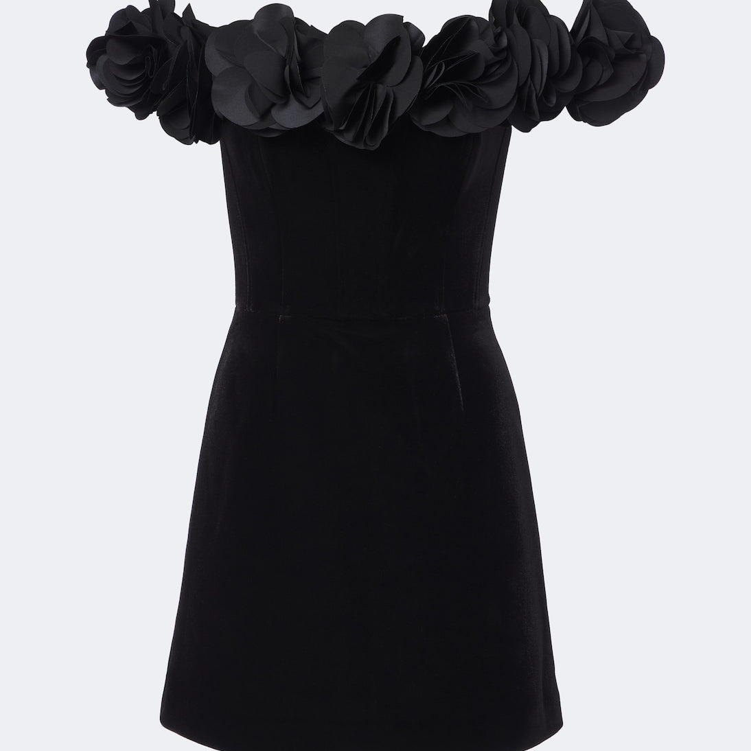 Rebecca Vallance - Charles floral-appliqué bustier dress