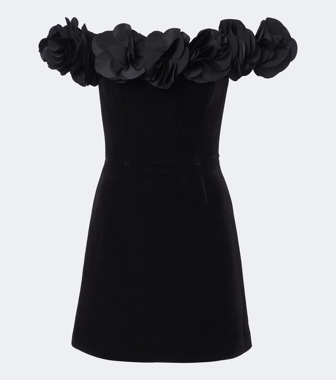 Rebecca Vallance - Charles floral-appliqué bustier dress