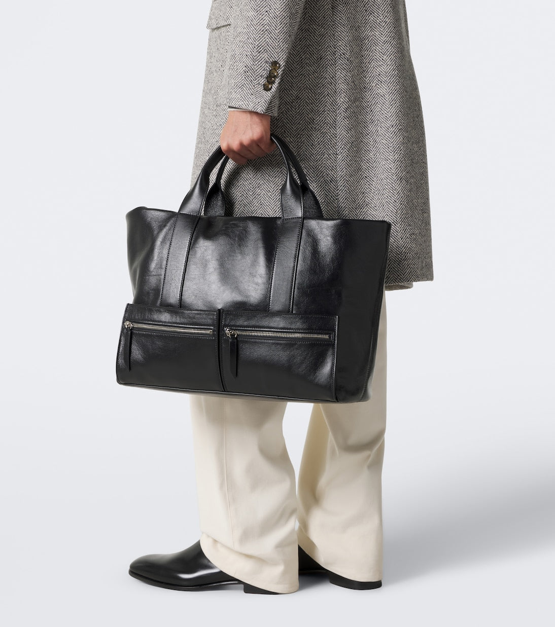 Métier - Racer 40 leather tote bag
