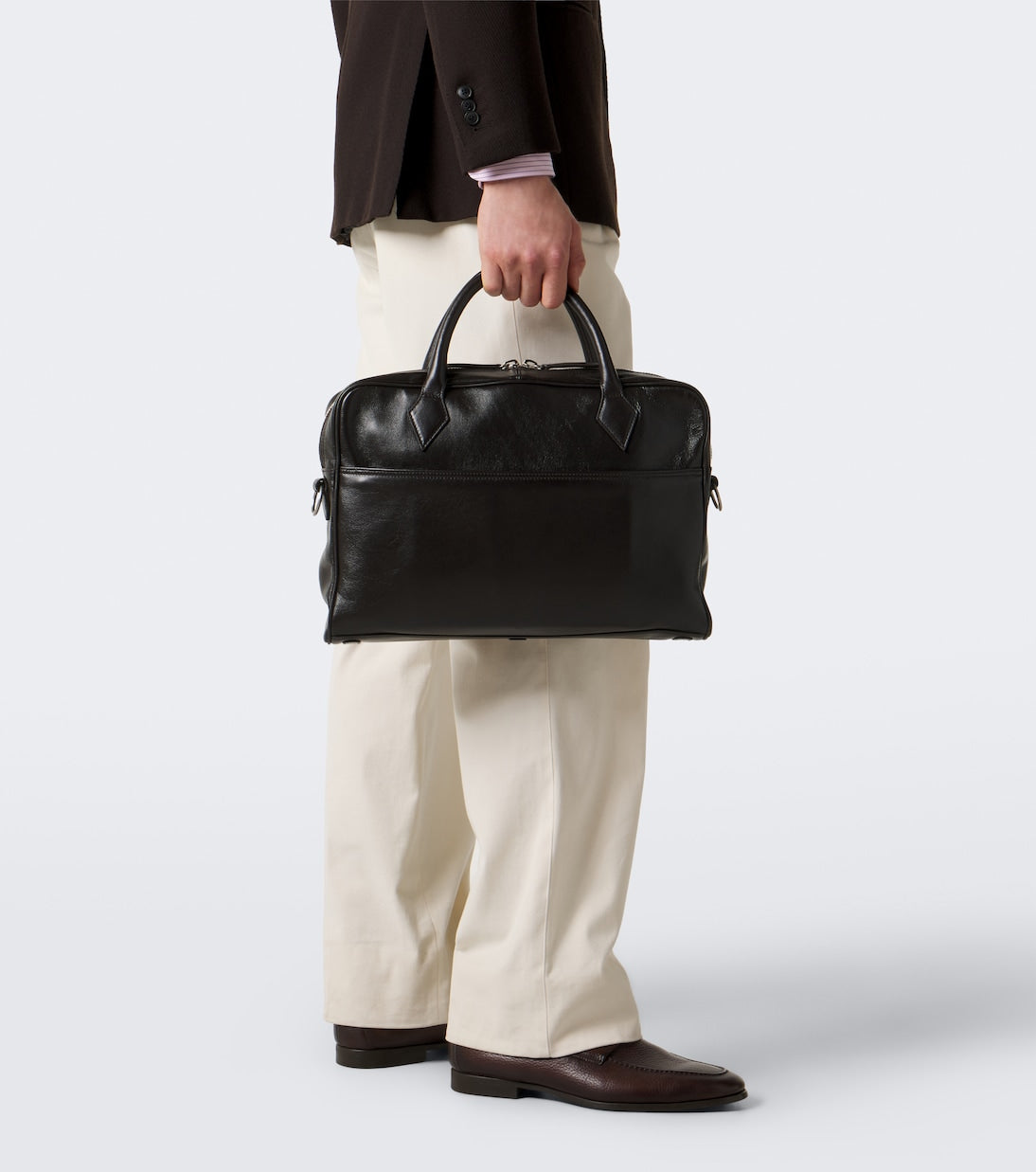 Métier - Closer Slim leather briefcase