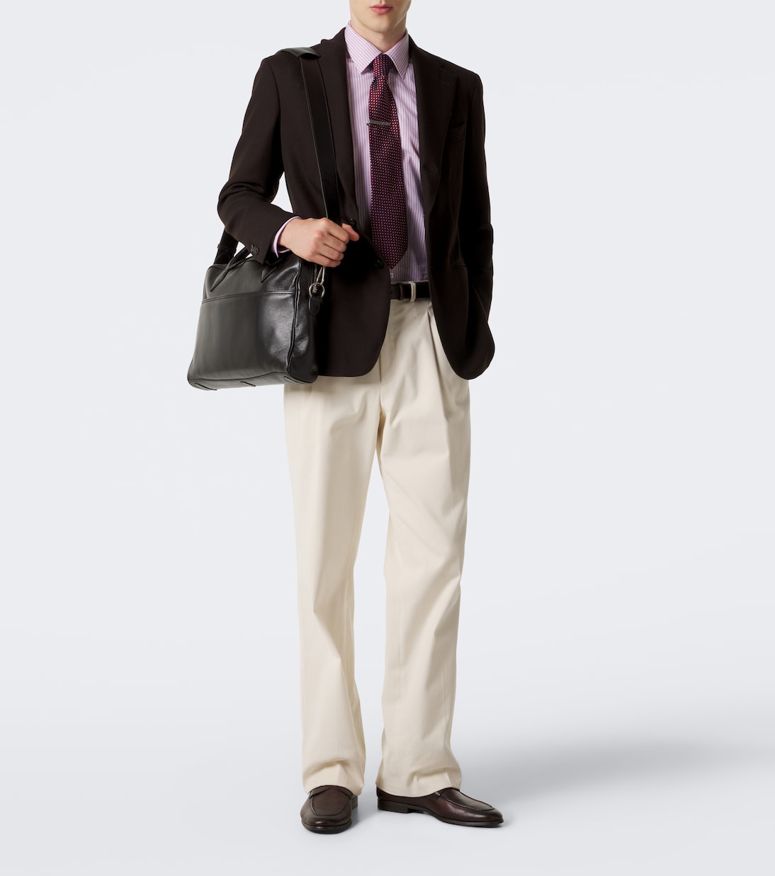 Métier - Closer Slim leather briefcase